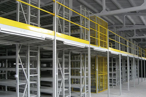 Storage Rack And Mezzanine Floor Fire Warehouses