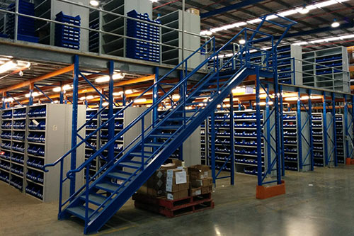 Storage Rack And Mezzanine Floor Fire Warehouses